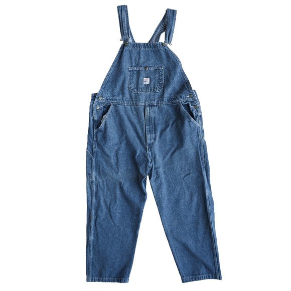 Vintage Other - Pointer Vintage Rustic Western Cowboy Rigid Denim Overalls